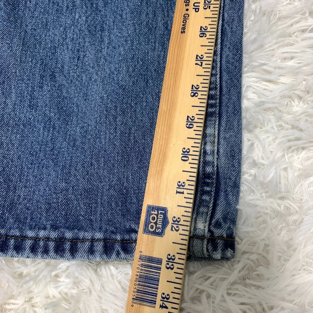Vintage Arizona Baggy Jeans 30x33 USA Blue Pants Loose Straight Denim‎ Tag 32x34